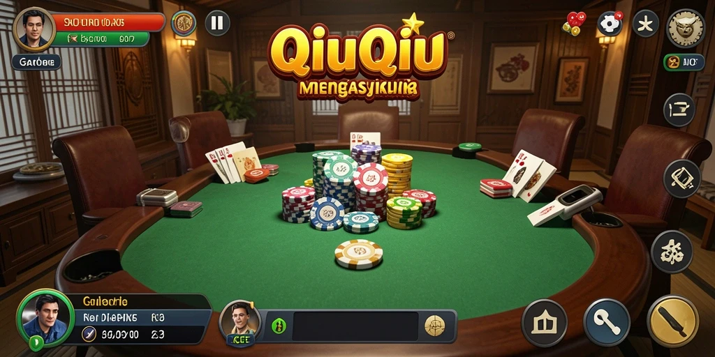Tampilan gameplay QiuQiu yang seru dan interaktif di 6CF.