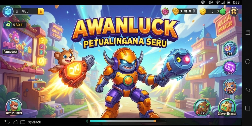 Tampilan gameplay seru dari AWANLUCK yang penuh tantangan.