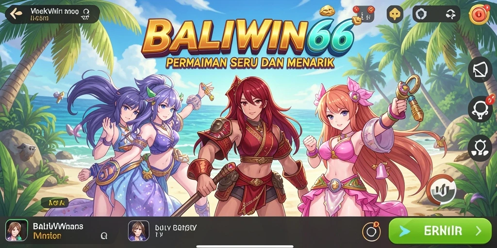 Screenshot BALIWIN66 menampilkan aksi seru dalam dunia Anime.