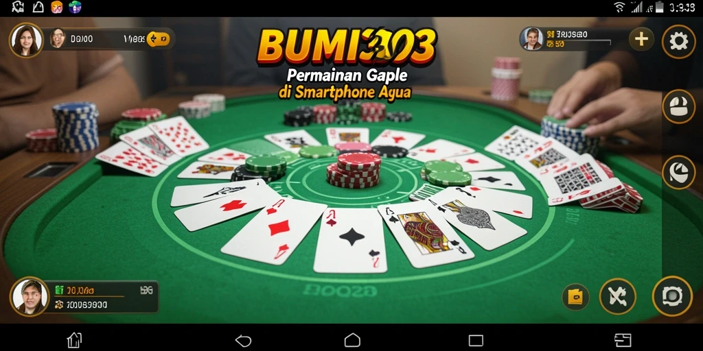 Tampilan gameplay seru BUMI303 dengan pemain yang antusias.