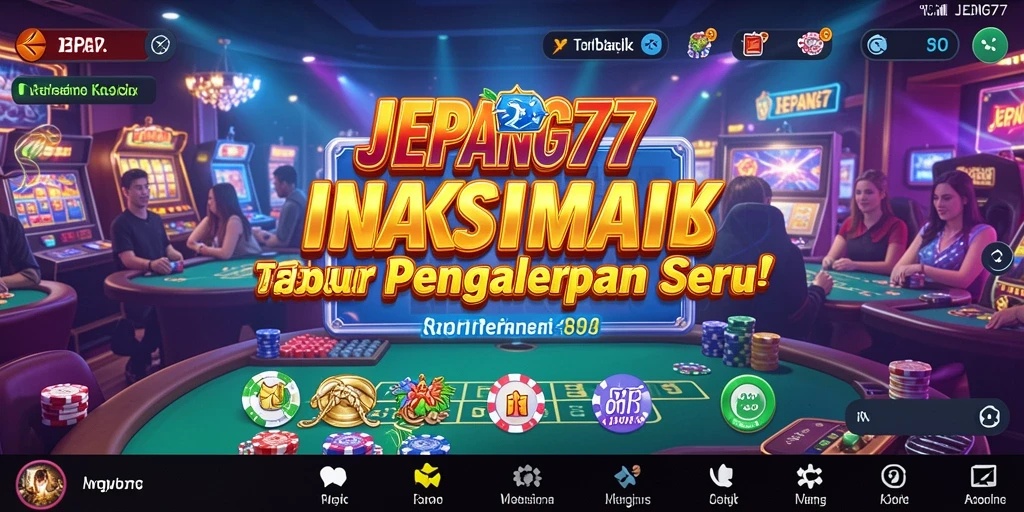 Tampilan menarik dari gameplay JEPANG77 di dunia Kasino.