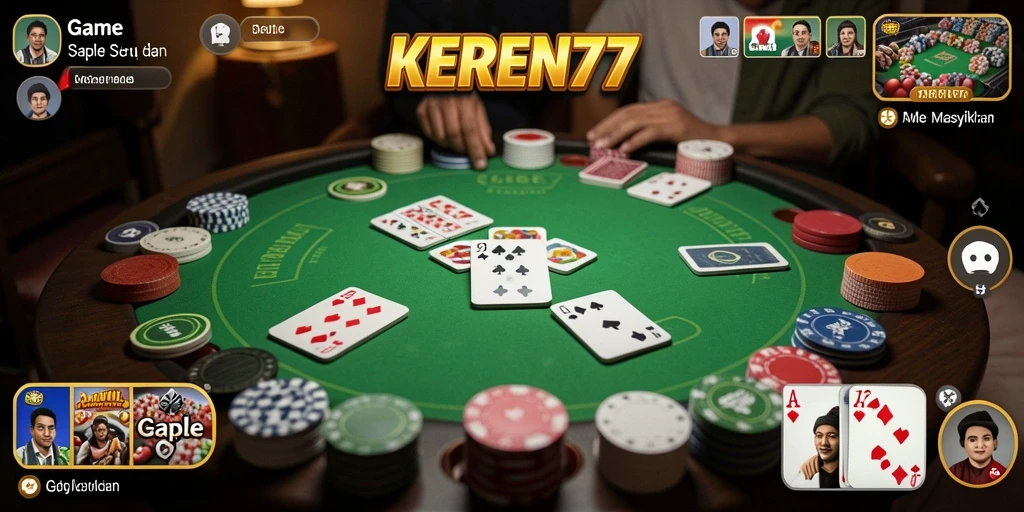 Tampilan gameplay KEREN77 yang seru dan interaktif.