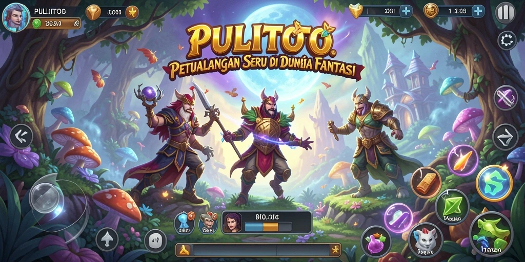 Screenshot menunjukkan momen seru dalam petualangan game PULITOTO.