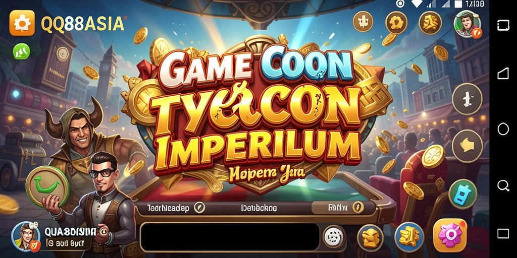 Tampilan gameplay QQ88ASIA yang menampilkan strategi Tycoon yang mendalam.