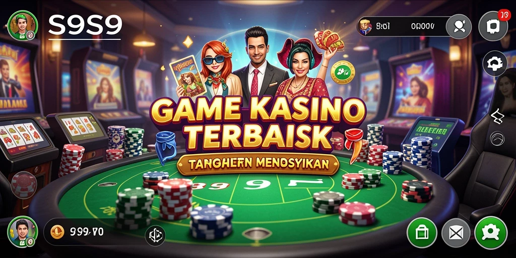 Tampilan seru gameplay S9S9 dengan fitur Kasino yang menarik.