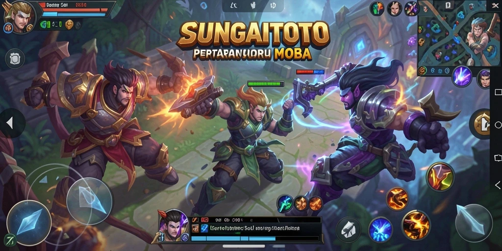 Gameplay seru dan intens di SUNGAITOTO dengan aksi MOBA.