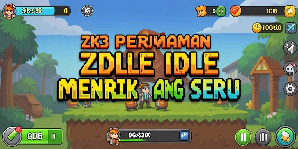 Tampilan gameplay ZK3 yang menarik dan penuh warna